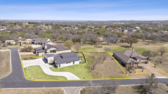 301 Eocene, Horseshoe Bay, TX 78657 - aerial view of residential area featuring property boundaries highlighted