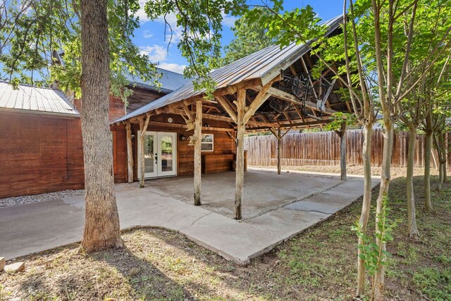 969 N State Highway 95, Bastrop, TX 78602 - view of patio featuring french doors