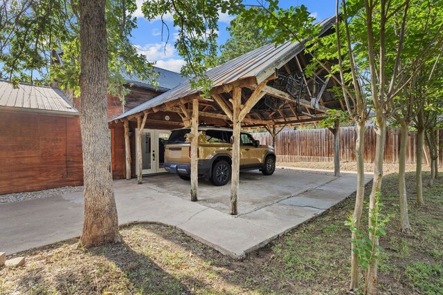 969 N State Highway 95, Bastrop, TX 78602 - view of parking / parking lot with a detached carport