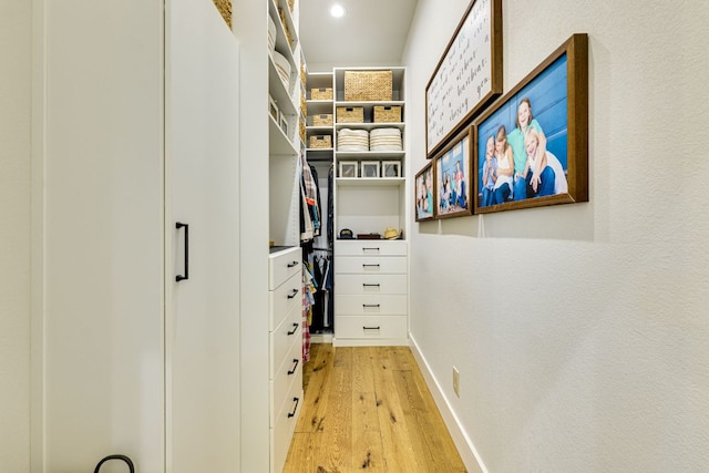 1305 Quail Ravine, Round Rock, TX 78664 - spacious closet with light wood-type flooring