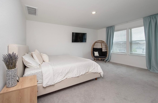 500 Pickrell Loop, Liberty Hill, TX 78642 - bedroom featuring carpet floors and recessed lighting