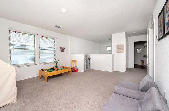 500 Pickrell Loop, Liberty Hill, TX 78642 - game room with carpet and baseboards