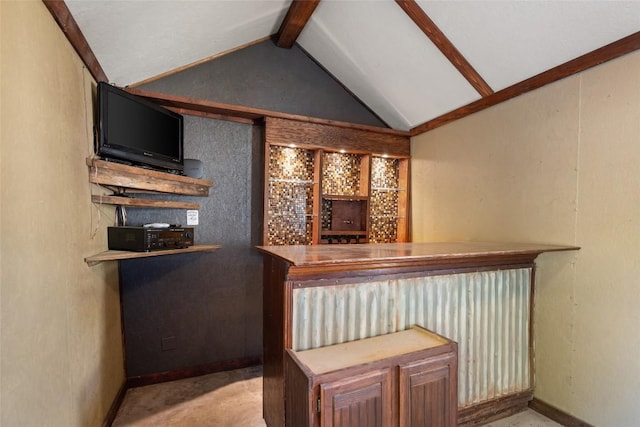 117 N Main St, Paige, TX 78659 - indoor dry bar with baseboards