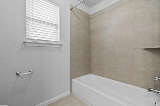 520 Betty Ann Way, Leander, TX 78641 - full bath with bathing tub / shower combination, baseboards, and tile patterned flooring