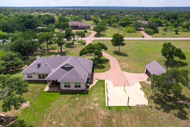 420 Oak Forest Dr, Buda, TX 78610 - aerial view of property and surrounding area