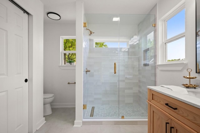 1417 Charolais Dr, Austin, TX 78758 - full bathroom featuring vanity and a stall shower