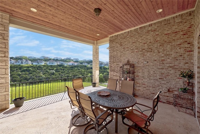 view of patio