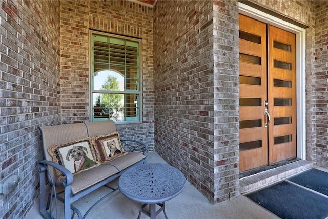 2032 Murano Ln, Leander, TX 78641 - property entrance featuring brick siding