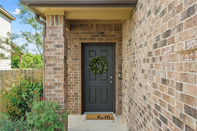 6212 Bumpstead Dr, Austin, TX 78747 - entrance to property featuring brick siding and fence