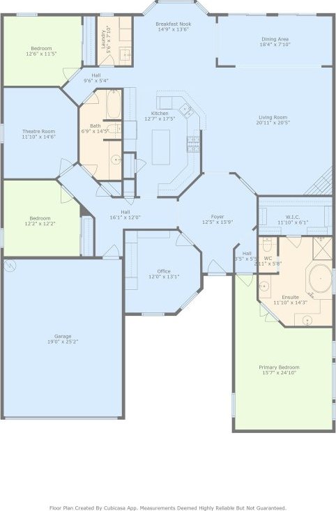 307 Palmetto Dr, Georgetown, TX 78633 - home floor plan