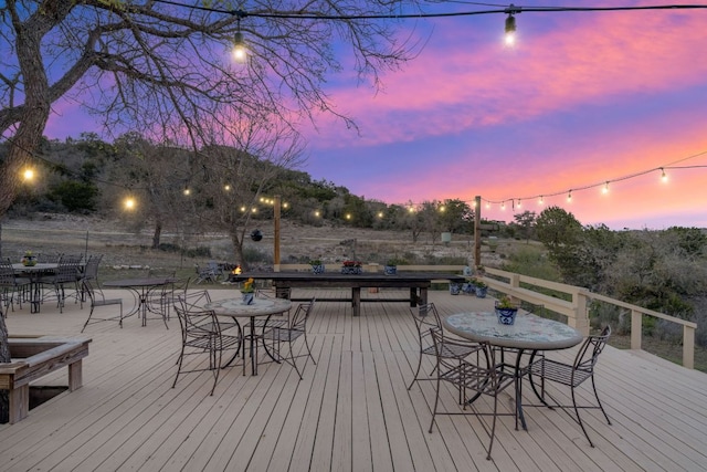 164 Camino Del Reserve, Comfort, TX 78013 - deck with outdoor dining space