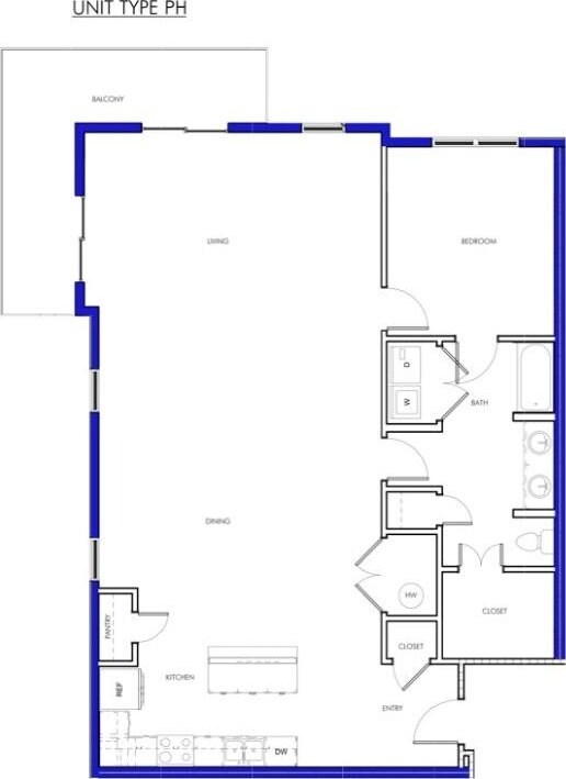 6444 Burnet Rd Unit 204, Austin, TX 78757 - view of room layout