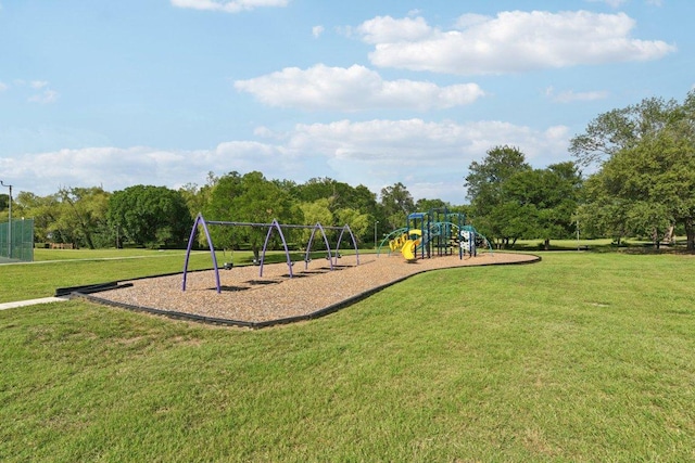 1208 Water Spaniel Way, Round Rock, TX 78664 - community jungle gym featuring a lawn
