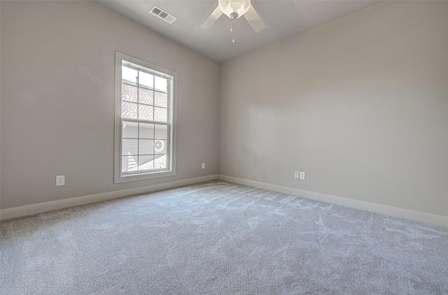 3508 Red River St, Austin, TX 78705 - unfurnished room featuring ceiling fan, baseboards, and carpet flooring