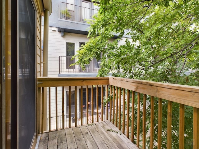 2210 Pearl St Unit 306, Austin, TX 78705 - view of wooden deck