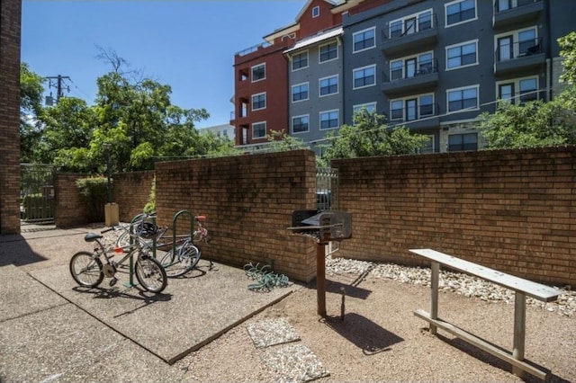 2210 Pearl St Unit 306, Austin, TX 78705 - view of patio with fence