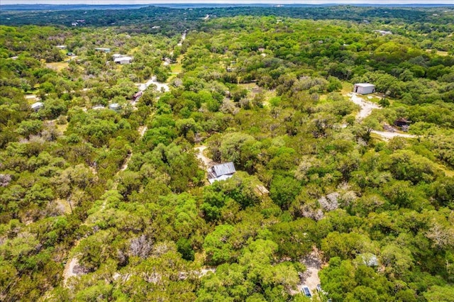 990 Oak Mdws, San Marcos, TX 78666 - aerial view of property's location featuring a heavily wooded area