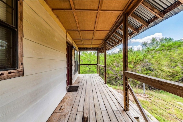 990 Oak Mdws, San Marcos, TX 78666 - view of wooden deck
