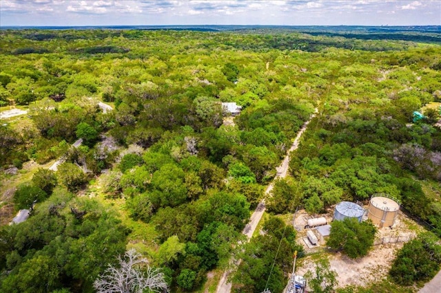 990 Oak Mdws, San Marcos, TX 78666 - drone / aerial view of a forest
