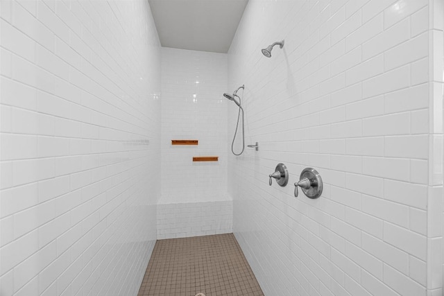 128 Tuscany Way, Georgetown, TX 78633 - full bathroom with tiled shower