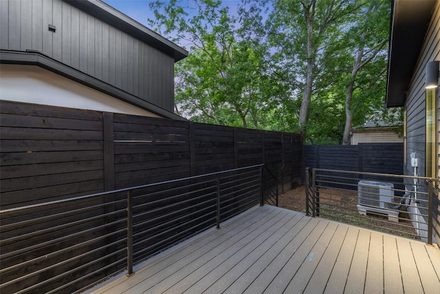 3705 Wilson St Unit 1, Austin, TX 78704 - wooden deck with a fenced backyard