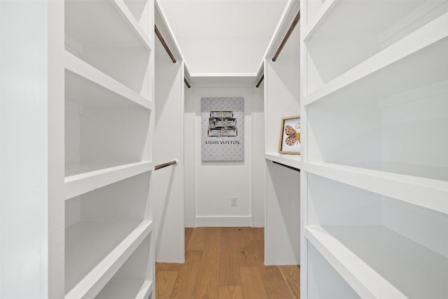 3705 Wilson St Unit 1, Austin, TX 78704 - walk in closet featuring light wood finished floors