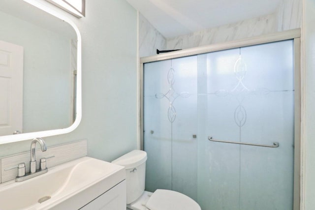 309 Northwood Dr, Georgetown, TX 78628 - full bathroom featuring vanity and a shower stall