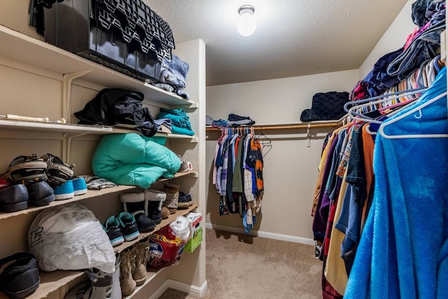 604 Comal Run, Hutto, TX 78634 - spacious closet with carpet