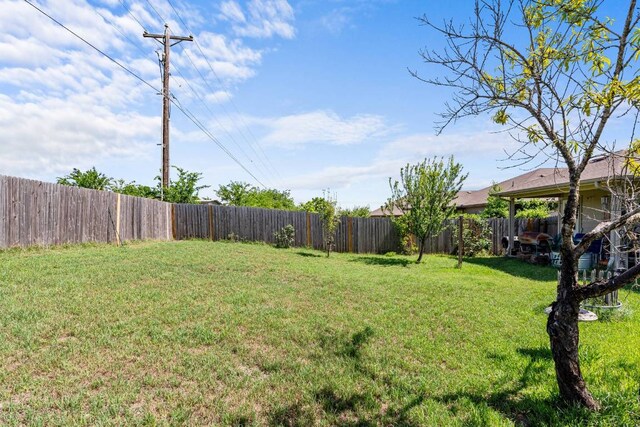604 Comal Run, Hutto, TX 78634 - view of fenced backyard