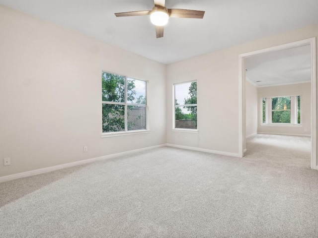 9402 Bluegrass Dr, Austin, TX 78759 - empty room with carpet and a ceiling fan