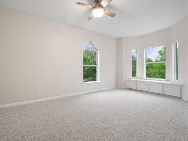 9402 Bluegrass Dr, Austin, TX 78759 - empty room featuring ceiling fan and light carpet