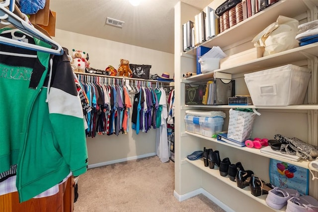 204 Mossberg Ln, Bastrop, TX 78602 - walk in closet with carpet floors