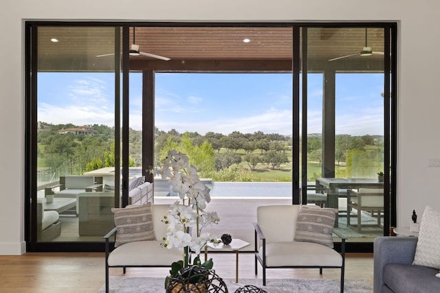 12625 Maidenhair Ln Unit 31, Austin, TX 78738 - sunroom / solarium featuring wood finished floors