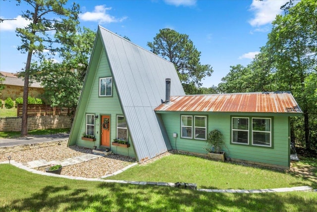 113 S Kanaio Dr, Bastrop, TX 78602 - view of front of property featuring metal roof