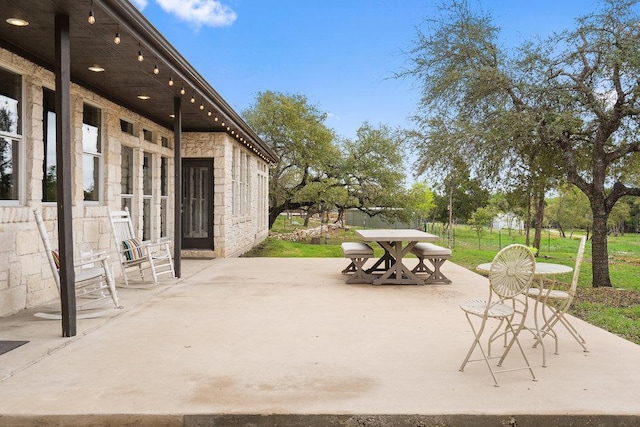 9750-9800 Ledgestone Ter, Austin, TX 78737 - view of patio with outdoor dining space