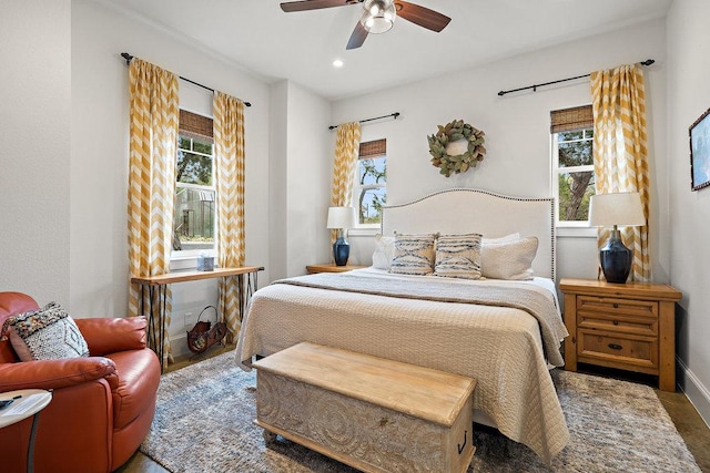 9750-9800 Ledgestone Ter, Austin, TX 78737 - bedroom featuring recessed lighting and ceiling fan
