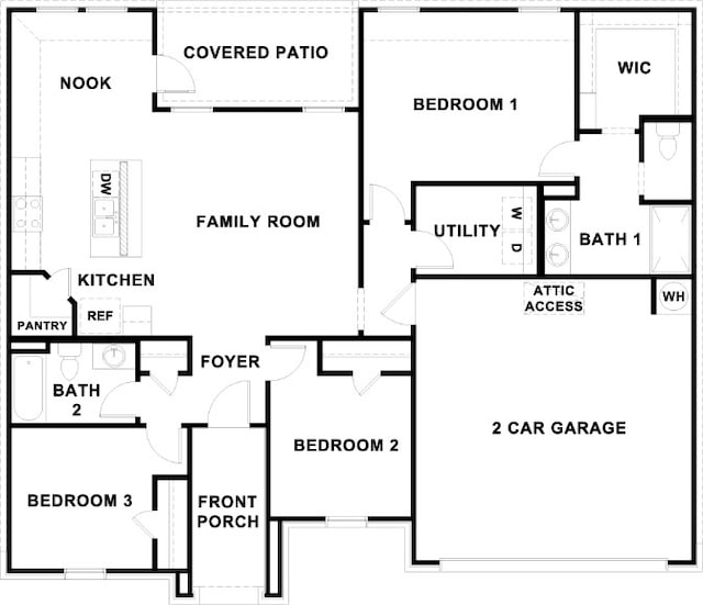 513 Tekoa Dr, Georgetown, TX 78628 - property floor plan