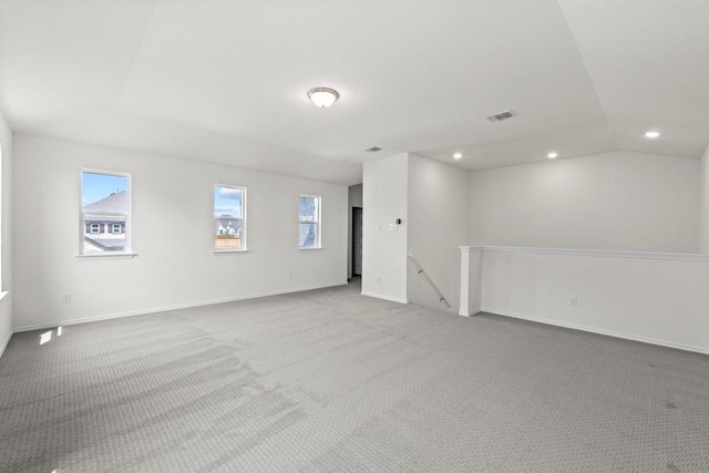3759 Liberi Ln, Round Rock, TX 78665 - basement featuring carpet flooring, recessed lighting, and baseboards