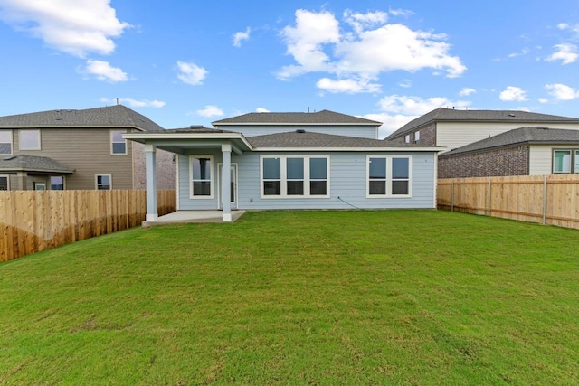 3759 Liberi Ln, Round Rock, TX 78665 - back of property featuring a patio area