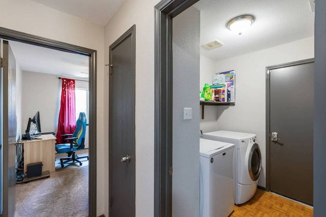 404 Paige Bnd, Hutto, TX 78634 - laundry area with washing machine and clothes dryer