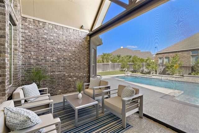 19312 Abigail Way, Pflugerville, TX 78660 - view of pool with a fenced backyard and a patio area