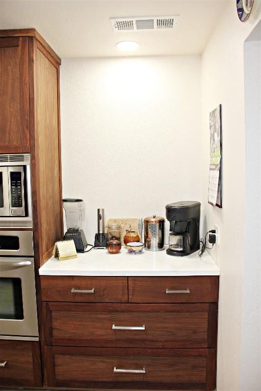 3616 Arrowhead Cir, Round Rock, TX 78681 - kitchen featuring appliances with stainless steel finishes and light countertops