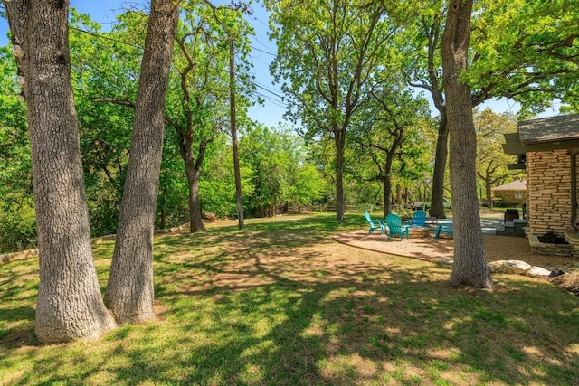 202 Tanglewood Dr, Fredericksburg, TX 78624 - view of green lawn