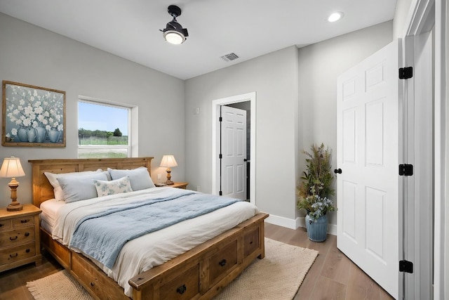 12935 Prairie Cir Unit 3641, Kempner, TX 76539 - bedroom featuring light wood-type flooring, recessed lighting, and baseboards