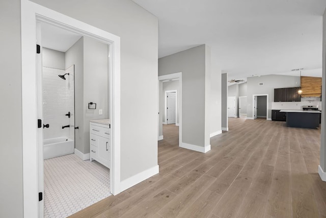 12935 Prairie Cir Unit 3641, Kempner, TX 76539 - corridor with light wood finished floors and baseboards
