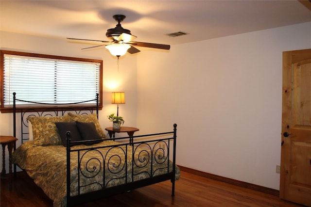 704 Marquis Ln, Cedar Park, TX 78613 - bedroom featuring wood finished floors and ceiling fan
