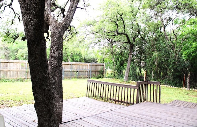 704 Marquis Ln, Cedar Park, TX 78613 - deck with a fenced backyard