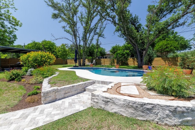 4902 Pony Chase, Austin, TX 78727 - view of swimming pool with a patio