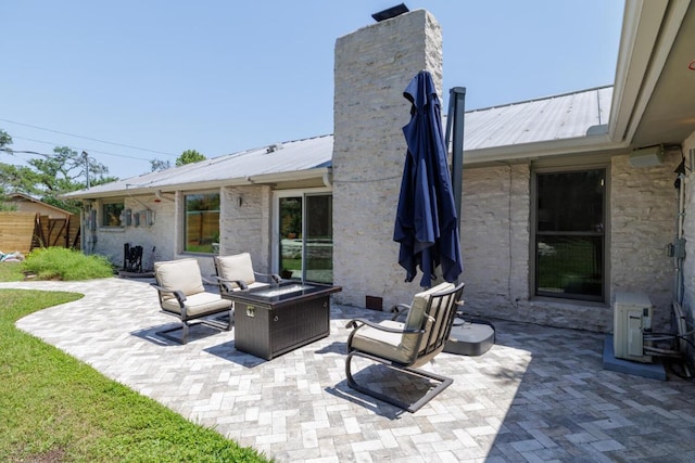 4902 Pony Chase, Austin, TX 78727 - view of patio featuring an outdoor hangout area
