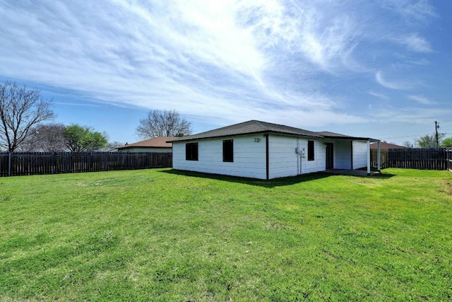 view of side of property